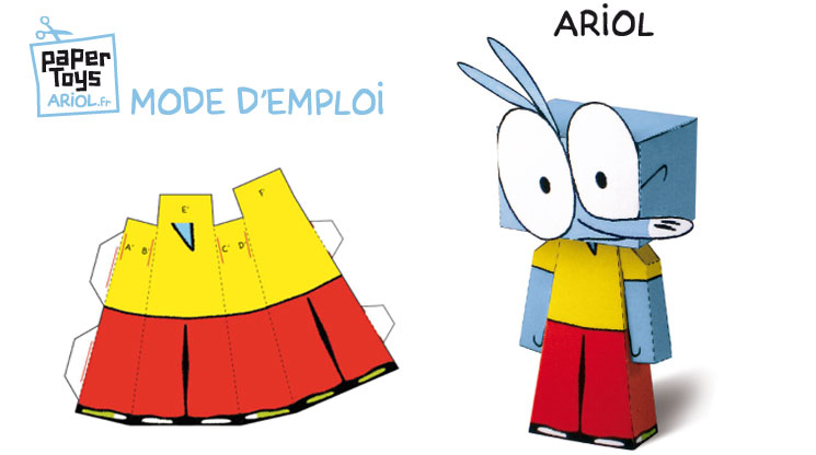 Papertoys Ariol