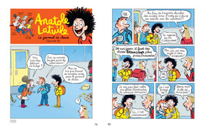 Double page de la BD Anatole