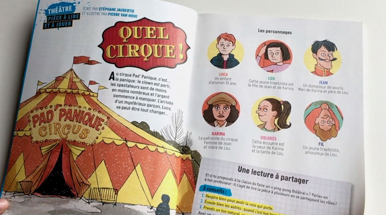 J’aime lire Max se met au théâtre : Quel cirque !