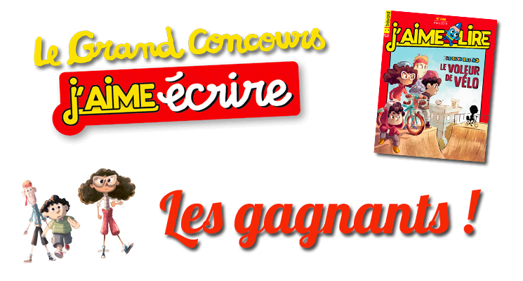 Concours J’aime écrire 2019 : les gagnants