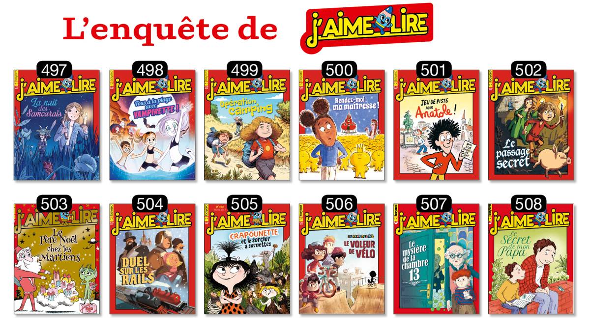 L'enquête de J'aime lire 2019