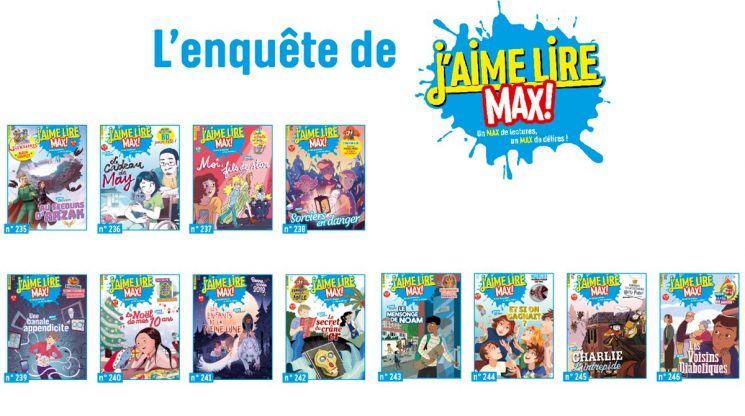 L'enquête de J'aime lire Max 2019