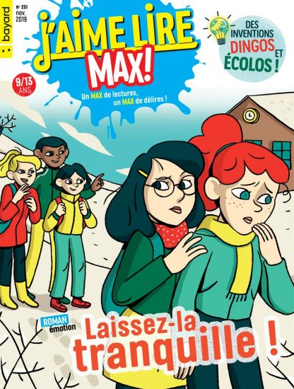 Couverture du magazine J'aime lire Max n°251, novembre 2019