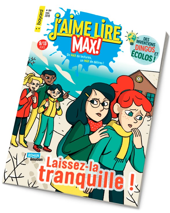 Couverture du magazine J'aime lire Max n°251, novembre 2019