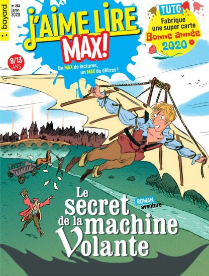 Couverture du magazine J'aime lire Max n°253, janvier 2020