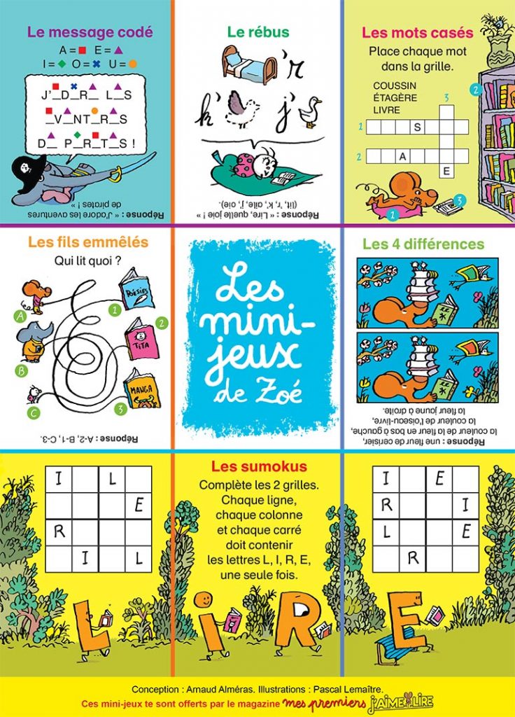 100 jeux pour les lecteurs débutants - Mes Premiers J'aime lire