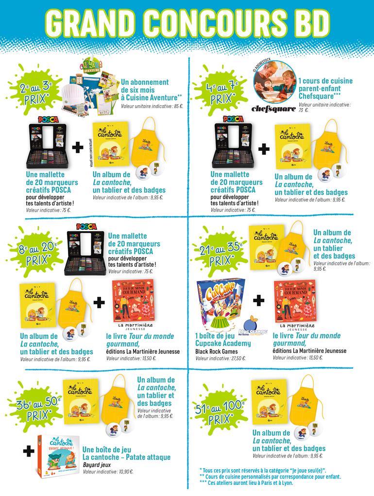 Concours J’aime lire Max : invente la suite de la BD “La cantoche” !