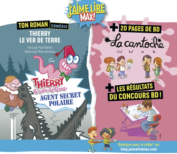 Sommaire du magazine J'aime Lire Max n°266, février 2021