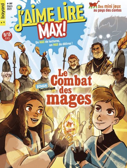 Couverture du magazine J'aime Lire Max n°267, mars 2021