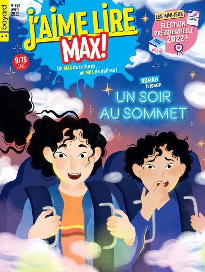 Couverture du magazine J'aime Lire Max n°280, avril 2022 - Un soir au sommet