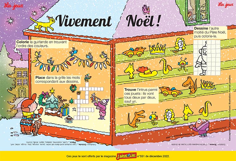 jeux de Noël à imprimer