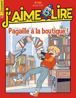 Couverture du magazine J'aime lire, n° 552, janvier 2023 - Pagaille à la boutique