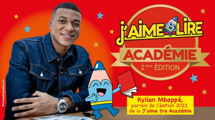 J'aime lire Académie 2023, parrainée par Kylian Mbappé