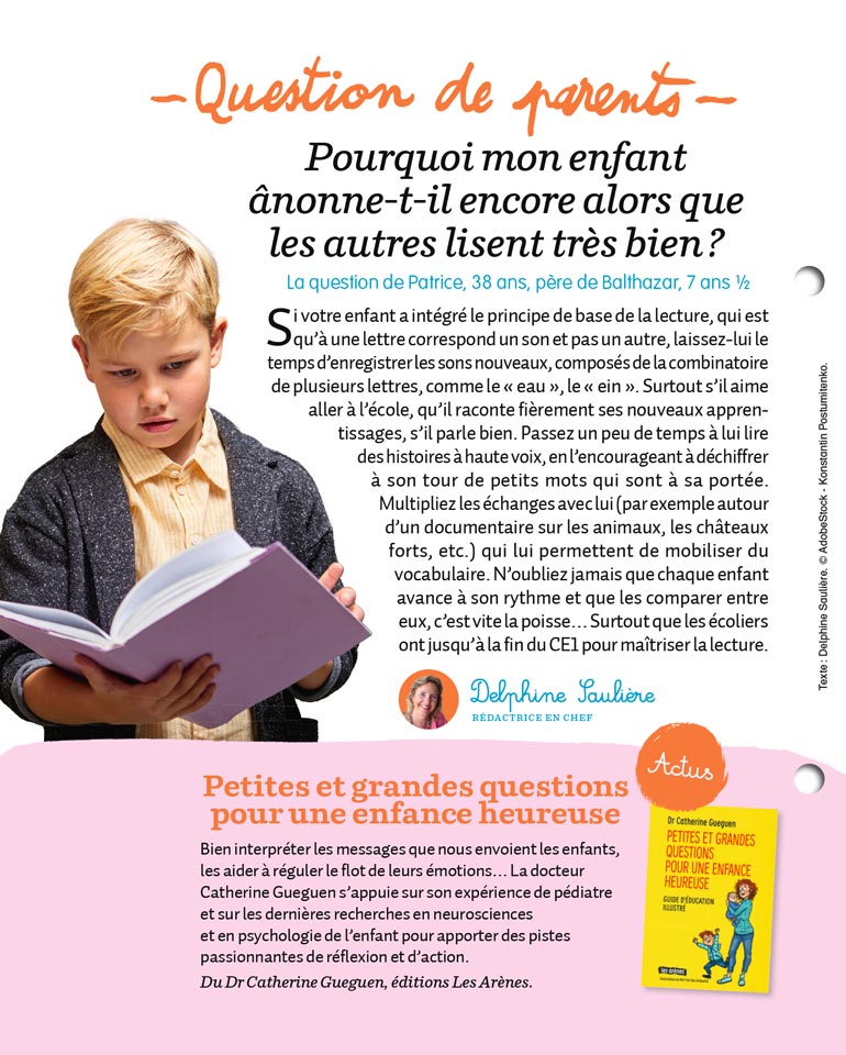 Pourquoi mon enfant ânonne-t-il encore alors que les autres lisent très  bien ? - J'aime lire