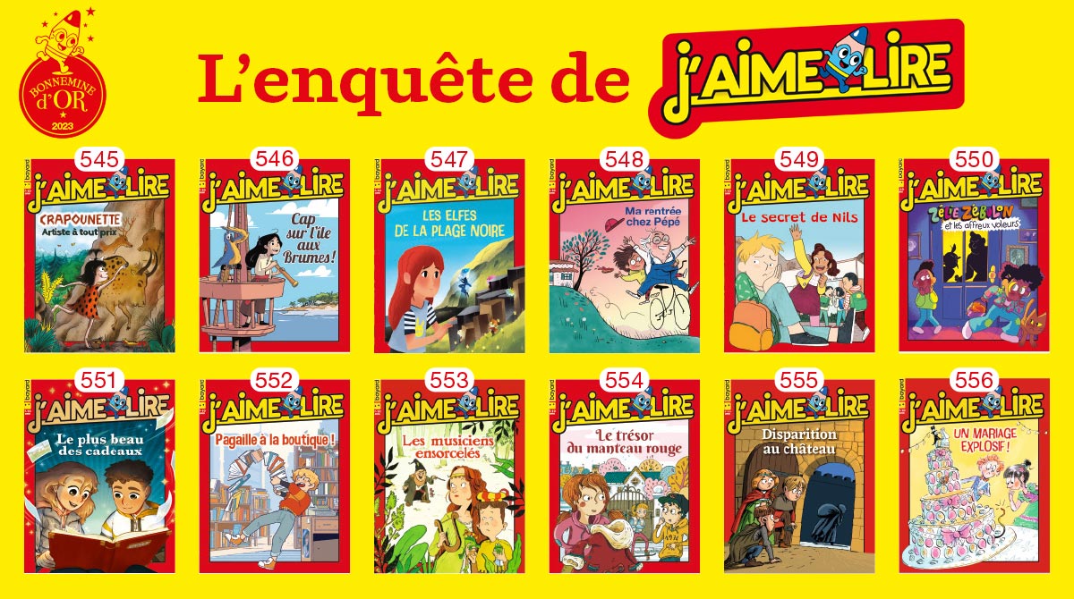 Enquête J’aime lire 2023 : les 100 gagnants En savoir plus : https://www.jaimelire.com/j-aime-lire/enquete-jaime-lire-2023-les-100-gagnants