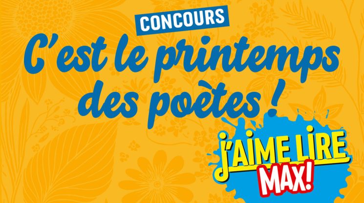 Grand concours de poésie J'aime lire Max