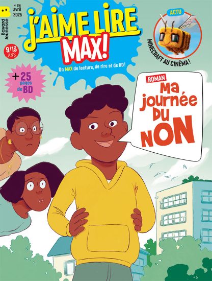 Couverture du magazine J'aime lire Max n°315, avril 2025 - Ma journée du NON.