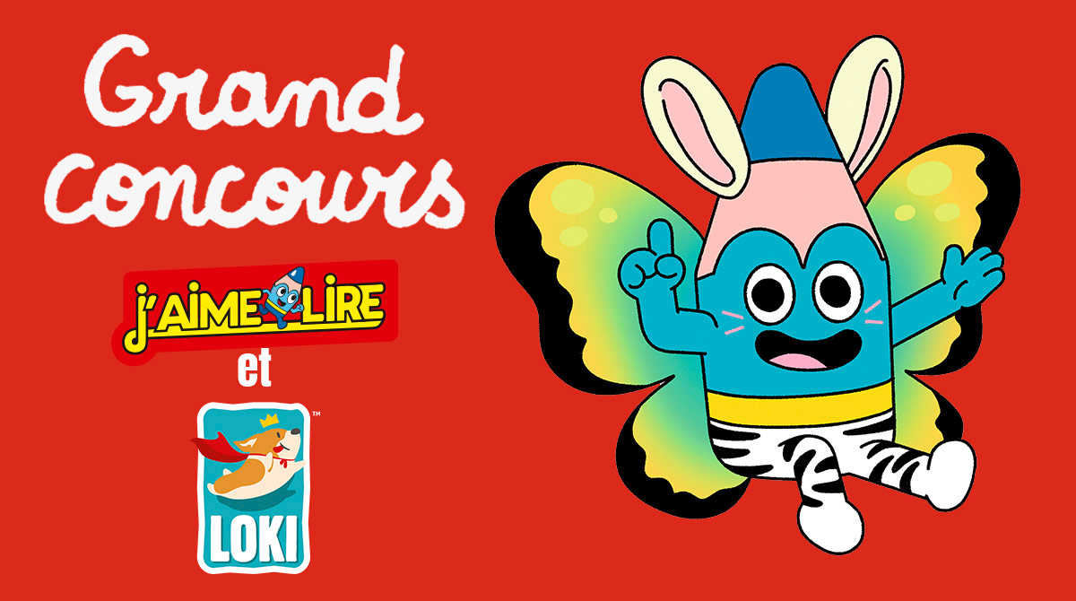 Règlement du grand concours de dessin J’aime lire x Loki d’août 2025.